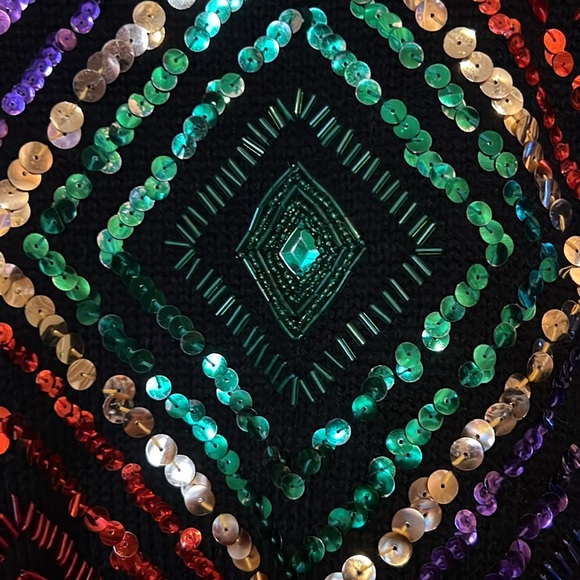 Vintage Regency Collection For Joyce Sequin Sweater S - Picture 3 of 5